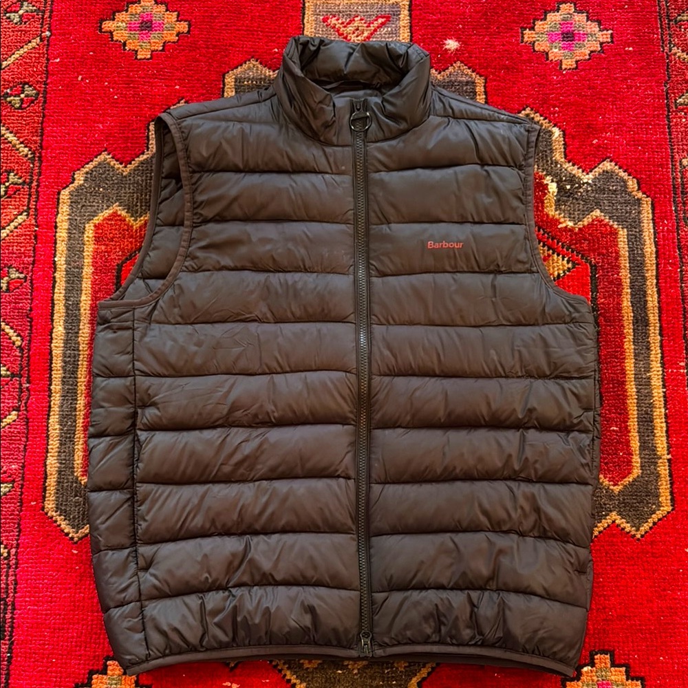 Barbour Men's Black Quilted Vest